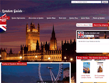 Tablet Screenshot of guide-london.net